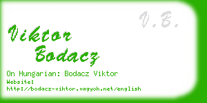 viktor bodacz business card